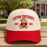 Casquette de baseball personnalisée Dymf pour événements universitaires, 5 panneaux, en coton, vente en gros, logo, haute qualité, unisexe, extérieur, cadeaux OEM