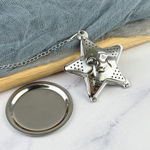 Accesorios para Té de Grado Alimenticio, Colador de Acero Inoxidable en Forma de Estrella con Rostro Humano, Infusor de Hierbas y Especias - Product Image 4