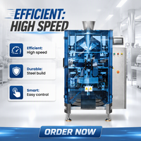 Machine d'emballage automatique en acier inoxydable avec contrôle PLC pour chips, lait en poudre, aliments pour animaux, aliments surgelés et fruits