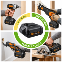 Baterai Pengganti Lithium Ion 20V Kompatibel dengan Peralatan Listrik Tanpa Kabel WA3520 WA3578 WA3525 WG151s