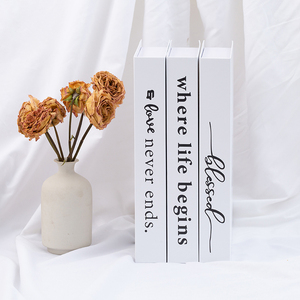 2025 nuevo modelo blanco juego de libros decorativos accesorios de papel realistas para tiendas de ropa cafés escenas de tiro, etc. - Product Image 6