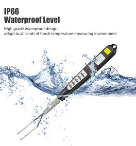 เครื่องวัดอุณหภูมิเนื้อสัตว์แบบดิจิตอลแบบพกพากันน้ำอ่านได้ทันทีเครื่องวัดอุณหภูมิทำอาหารในครัวแบบไร้สาย - Product Image 3