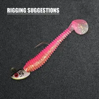 Spinpoler 7g/10g/14g/18g/20g tête de plomb crochet gabarit hameçon barbelé crochet 3D poisson accessoires de pêche pour ver mou alose appât attirail