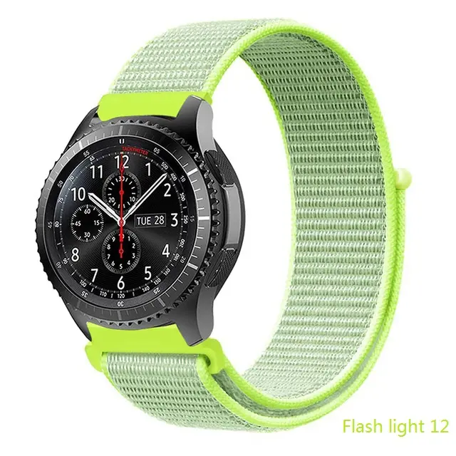 Gear S3 Frontier Strap For Samsung Galaxy Watch 46mm 42mm Active 2 Nylon 22mm Watch Band Huawei Watch Gt Strap Amazfit Bip 20 44