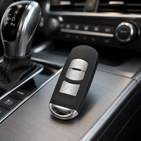 Clé intelligente universelle 3 boutons en ABS noir, télécommande de voiture compatible avec plus de 2000 modèles, style Mazda, marque FW, modèle FW-CR43