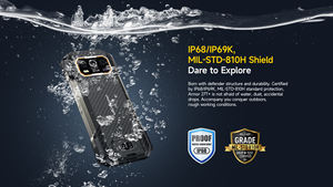 Ulefone Armor 27T PLUS หน้าจอ 6.78 นิ้ว แบตเตอรี่ 10600mAh ความจุ 12+256GB หน้าจอ FHD+ 120Hz รองรับ NFC 4G ช่องใส่ซิม 3 ช่อง ระบบปฏิบัติการ Android 14 กล้องถ่ายภาพความร้อน FLIR3.5 - Product Image 6