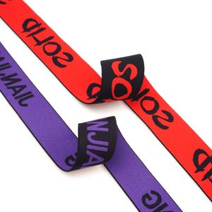 On Sale Custom Jacquard Logo Nylon <b>Webbing</b> Elastic Band Waistband for Underwear - Product Image 6