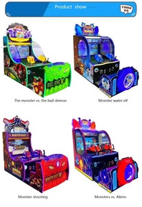 Venta al por mayor directa equipo de entretenimiento niños de monedas <span class=keywords><strong>Pinball</strong></span> máquina de juego de disparos Arcade pistola máquina de juego de disparos - Product Image 4