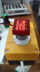 Voltmètre et ampèremètre AC 3 en 1 Panneau d'affichage à LED <span class=keywords><strong>Compteur</strong></span> 0-100A/7-480VAC/-<span class=keywords><strong>30</strong></span>-120C Fréquence de courant pour usage domestique et industriel - Product Image 3