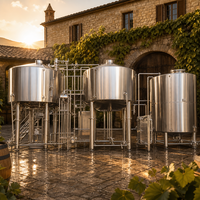 Équipement complet de brassage de bière de 3000 L avec cuve sous pression et moteur, système de brasserie clé en main facile à utiliser