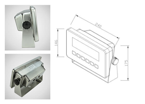 Ip67 वाटरप्रूफ नमी-प्रूफ डस्टप्रूफ स्टेनलेस स्टील इंडिकेटर xk3119wm वजन - Product Image 4