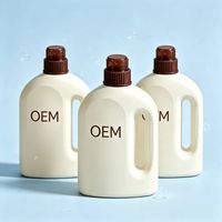 Détergent à lessive liquide concentré en gel parfumé au jasmin antibactérien OEM, formule portable pour vêtements