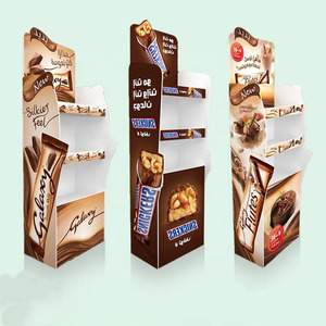 Support d'affichage POP en carton prêt à l'emploi pour les supermarchés, aliments, collations, noix, biscuits, chips de pommes de terre, chocolat, bonbons - Product Image 2
