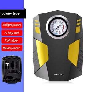 12V 스마트 디지털 에어 펌프 휴대용 자동차 및 오토바이 타이어 공기 주입기 (LED 라이트 150PSI 고속 주입 타이어 공기압 모니터 포함) - Product Image 2