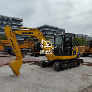 รถขุดขนาดเล็กมือสอง 6 ตัน ยี่ห้อ KOMATSU รุ่น PC58 พร้อมเครื่องยนต์และปั๊มเดิมๆ สำหรับงานก่อสร้าง ยี่ห้อ KOMATSU รุ่น PC58 PC60 PC70 สำหรับงานดิน - Product Image 6