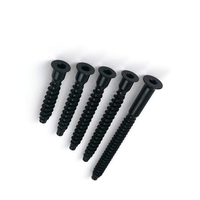 Vis de fixation métriques M5 M6.3 M7 à tête Pozi-Plate et six pans creux, oxyde noir, pour le raccordement de meubles