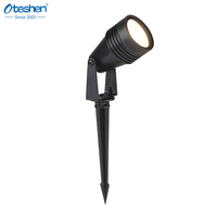 Projecteur LED à piquet de sol GU10, étanche IP65, à tête orientable pour éclairage d'accentuation extérieur de jardin, d'arbres et de paysages