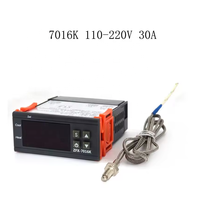Termostato controlador de temperatura Digital con Sensor para quemador, interruptor de Control de horno, controlador de alta temperatura