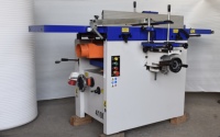 Machine à bois combinée 400 mm : dégauchisseuse et raboteuse avec fonction de perçage