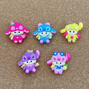 Mini PVC flatback Charms cho DIY Thủ công mỹ nghệ phim hoạt hình <span class=keywords><strong>Cabochon</strong></span> đồ trang trí kem keo trang trí cho các trường hợp điện thoại và giày - Product Image 3