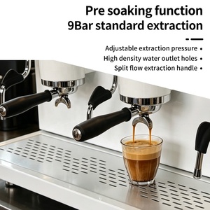Máquina de Café Profesional Baiwin, Cafetera Espresso Semiautomática Comercial de un Solo Cabezal con Pantalla Táctil 01 |   ENCENDIDO - Product Image 6