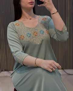 Abaya turque de luxe, tissu Ramadan, design vintage, manches longues avec taille ajustable pour la mode musulmane - Product Image 1