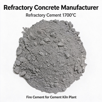 Fabricant de béton réfractaire, ciment réfractaire 1700°C, ciment ignifuge pour four à ciment