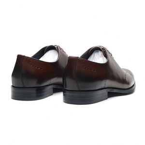 Zapatos Oxford Brogue de Cuero Vacuno Genuino para Hombre, Estilo Nuevo, Transpirables y Cómodos, Zapatos de Cuero Formales para Negocios - Product Image 4