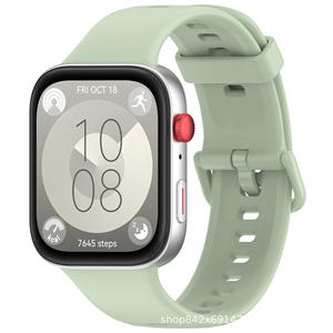 Para <span class=keywords><strong>Huawei</strong></span> <span class=keywords><strong>Fit</strong></span> 3 <span class=keywords><strong>Fit</strong></span> 4 Sports Correa de silicona Correa de reloj 22mm Reemplazo de lujo PRO Pulsera con función transpirable - Product Image 3