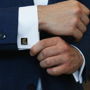 <span class=keywords><strong>Gemelli</strong></span> personalizzati con nome inciso personalizzato da uomo in acciaio inossidabile oro quadrato <span class=keywords><strong>gemelli</strong></span> personalizzati personalizzati con <span class=keywords><strong>gemelli</strong></span> da uomo - Product Image 6