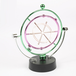 Pendolo <span class=keywords><strong>di</strong></span> <span class=keywords><strong>Newton</strong></span> in Metallo con <span class=keywords><strong>Sfere</strong></span> d'Acciaio, Decorazione Magnetica per Casa e Ufficio, Giocattolo da Scrivania - Product Image 4