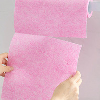 Rouleau de torchons carrés en fibre naturelle de coco 25x25cm, réutilisables et jetables, super absorbants pour l'hygiène de la cuisine