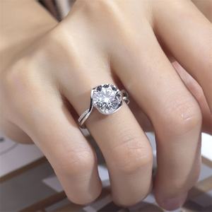 Anillo de Diamantes Messi Jewelry MSR-1438 con Diamante Redondo de 2.7ct Certificado por IGI, Anillo de Oro de 18k para Compromiso, Boda, Clásico, Regalo - Product Image 5