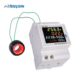 AC40-300V AC250-450V LCD Digital Voltmeter Ampere meter DC Panel Amp Volt Spannung Strom CT Transformator