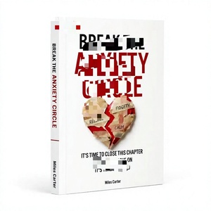 Original Design ZS-PC0047 Breaking the Anxiety Cycle Guided Journal 87 Pages Custom Wholesale <b>A5</b> <b>Notebook</b> for Online Retailers - Product Image 1