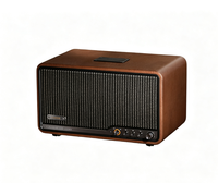 Enceinte de bureau EDIFIER S300 Rétro Hi-Res avec double woofer doré de 5,5 pouces, tweeter en titane, Bluetooth 5.4, Wi-Fi, AirPlay, USB, AUX