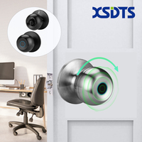 XSDTS GL02 Funciona con Tuya Smart, Cerradura Biométrica de Huella Dactilar, Sistema de Seguridad de Entrada sin Llave para Puerta Principal, Fácil Instalación
