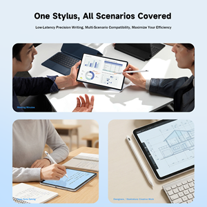 ปากกาสไตลัสแบบใหม่ รองรับการชาร์จแบบแม่เหล็กและ Type-C สำหรับแท็บเล็ต iPad ป้องกันการสัมผัสโดยไม่ตั้งใจ ป้องกันการสัมผัสฝ่ามือ รองรับการเอียง ใช้งานได้นาน 35 ชั่วโมง - Product Image 3