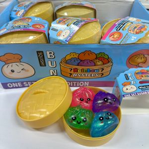 Laser Sequins Glitter <b>Squishy</b> Dumpling Surprise Color Food Shape Blind Box Toy Soft & Squeezable Dumpling <b>Squishy</b> Glitter - Product Image 1
