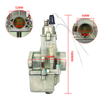 Pièces de carburateur de moto pour K65N K65 pour moteur russe IZH Planeta avec matériau en alliage de zinc et d'aluminium