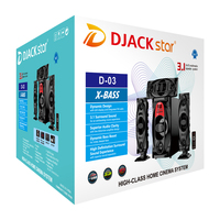 Système de son home cinéma DJACK STAR D-03 3.1, haut-parleur, caisson de basses, amplificateur de son surround