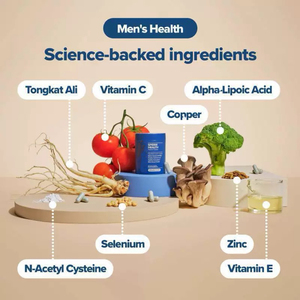 Suplemento OEM para la salud del esperma de los hombres 60 cápsulas de vitamina C E ácido alfa-lipoico apoya la provisión de energía para la mejora masculina - Product Image 5