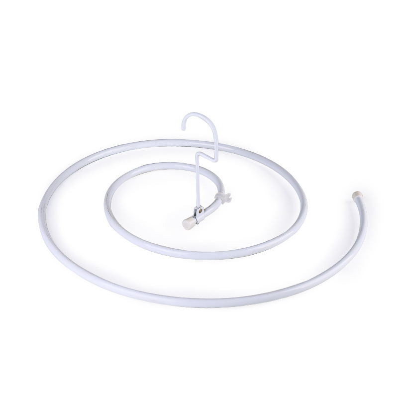 rond style fer peint blanc