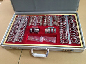 صندوق عدسات اختبار البصريات، مجموعة عدسات اختبار العيون، منشور بصري، فحص النظر، علبة اختبار العيون، أداة طب العيون - Product Image 2