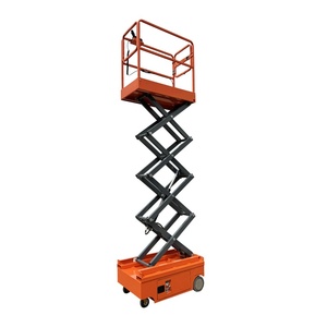hydraulic lifting platform mobile hydraulic scissor type ladder climbing operation vehicle lifting ladder lifting <b>machine</b> - Product Image 5