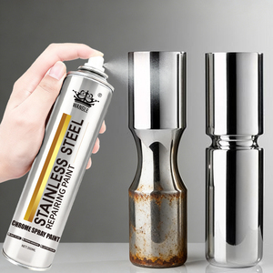 Vernice Spray Cromata ad Alta Lucentezza per Finiture Metalliche e Accessori Auto con Effetto Specchio e Rivestimento Durevole - Product Image 4