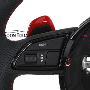 Volant modifié en fibre de carbone et daim noir SOON TODA pour <span class=keywords><strong>Audi</strong></span> A4 43 46 R8 <span class=keywords><strong>R9</strong></span> ZC-TT2-YD-T1019 - Product Image 4