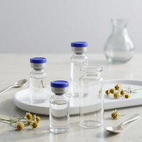 Flacons en verre avec bouchon de couleur personnalisée, 3 ml, 5 ml, 10 ml, 20 ml, flacons en borosilicate transparent ou ambré pour l'emballage médical