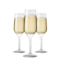 Copas de vino de plástico de alta calidad, flautas de champán desmontables, copa de vino elegante para beber