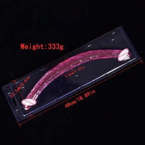 Dildo de Silicona de Doble Extremo para Parejas Lesbianas, Juguete Sexual Flexible y Realista para Mujeres, Disponible en Varios Colores - Product Image 6